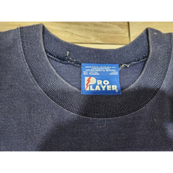 Vtg Boston Red Sox T Shirt Mens L 90s Embroidered Logo Graphic Pro Player USA - Picture 2 of 4